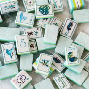 36mm American Mahjong Tiles – 160-Piece Acrylic Set